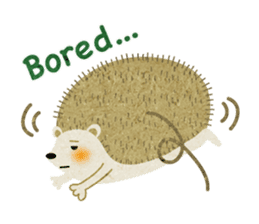 Hedgehog Haris by Takako sticker #558216