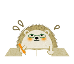 Hedgehog Haris by Takako sticker #558223