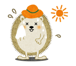 Hedgehog Haris by Takako sticker #558225