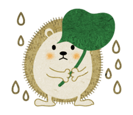 Hedgehog Haris by Takako sticker #558226