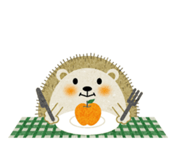 Hedgehog Haris by Takako sticker #558229