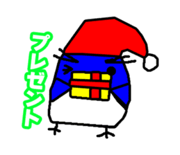 Penguin penta - Christmas sticker #558346