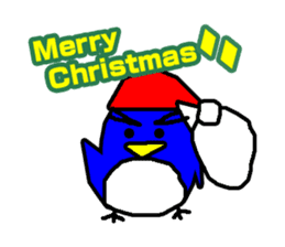 Penguin penta - Christmas sticker #558349