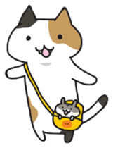 Cat and hamster(Pouch and Pokke) sticker #558355