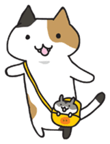 Cat and hamster(Pouch and Pokke) sticker #558355