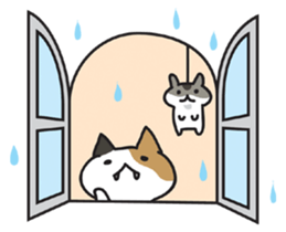 Cat and hamster(Pouch and Pokke) sticker #558372