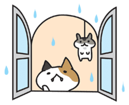 Cat and hamster(Pouch and Pokke) sticker #558372