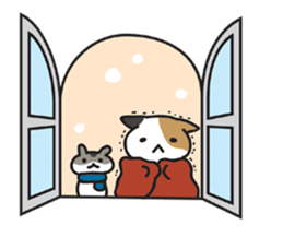 Cat and hamster(Pouch and Pokke) sticker #558373