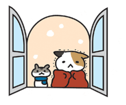 Cat and hamster(Pouch and Pokke) sticker #558373