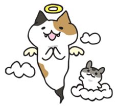 Cat and hamster(Pouch and Pokke) sticker #558383