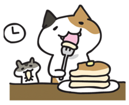 Cat and hamster(Pouch and Pokke) sticker #558385