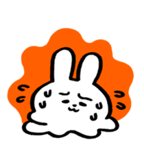 Lazy Rabbit sticker #558608