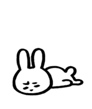 Lazy Rabbit sticker #558614