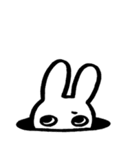 Lazy Rabbit sticker #558615