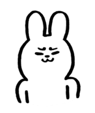 Lazy Rabbit sticker #558622
