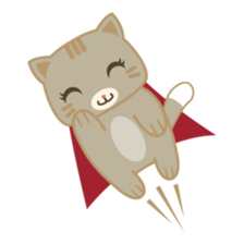 Bobo, the cute brown cat sticker #558926