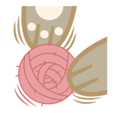 Bobo, the cute brown cat sticker #558928