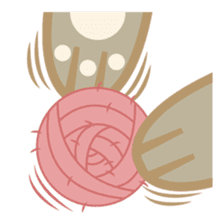 Bobo, the cute brown cat sticker #558928