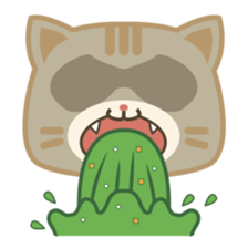 Bobo, the cute brown cat sticker #558934