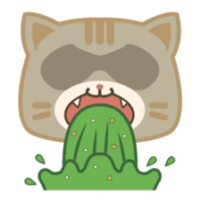 Bobo, the cute brown cat sticker #558934