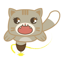 Bobo, the cute brown cat sticker #558939