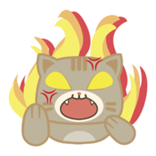 Bobo, the cute brown cat sticker #558943