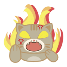 Bobo, the cute brown cat sticker #558943