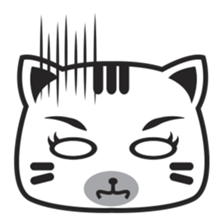 Bobo, the cute brown cat sticker #558945