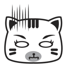 Bobo, the cute brown cat sticker #558945