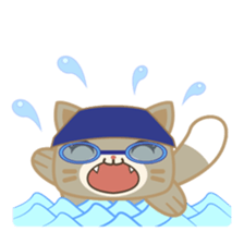 Bobo, the cute brown cat sticker #558946