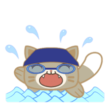 Bobo, the cute brown cat sticker #558946