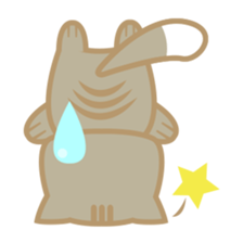 Bobo, the cute brown cat sticker #558947