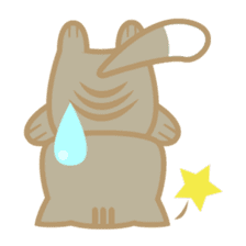 Bobo, the cute brown cat sticker #558947