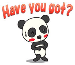 Talk panda sticker #559026
