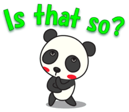 Talk panda sticker #559027