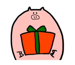 Sticker pig sticker #559597