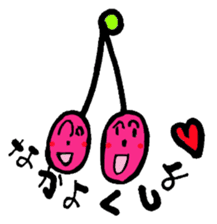 Haru-chan and delicious colleagues sticker #560289