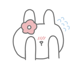 Freckled cat and lonely rabbit sticker #560488