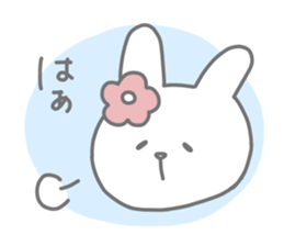 Freckled cat and lonely rabbit sticker #560492