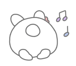 Freckled cat and lonely rabbit sticker #560509