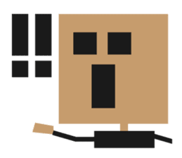 Simple square sticker sticker #560596