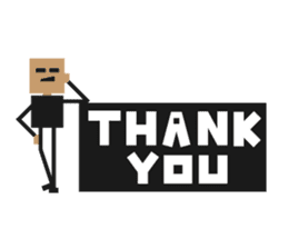 Simple square sticker sticker #560600