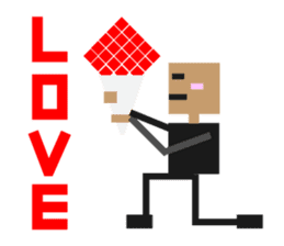 Simple square sticker sticker #560607