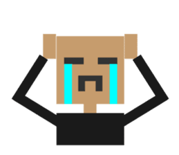 Simple square sticker sticker #560615