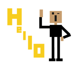 Simple square sticker sticker #560626