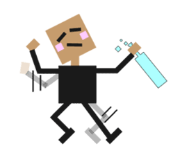 Simple square sticker sticker #560629