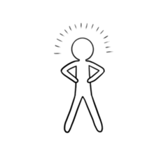 White & Black sticker #560652