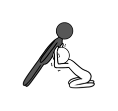 White & Black sticker #560668