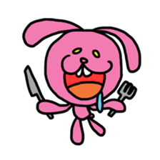 Gross rabbit sticker sticker #560943