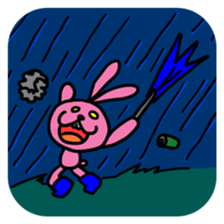 Gross rabbit sticker sticker #560950